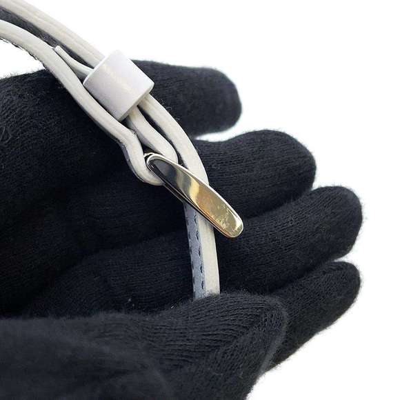 Prada Logo Brushed Leather Handbag Light Blue - Picture 12 of 14